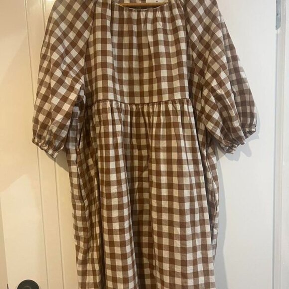 The Lullaby Club Women's Brown and Multi Dresses - Picture 1 of 1
